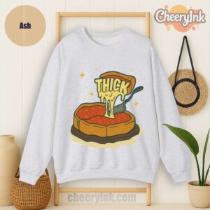 Sweatshirt Thick Deep Dish Pizza