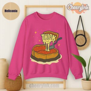Sweatshirt Thick Deep Dish Pizza