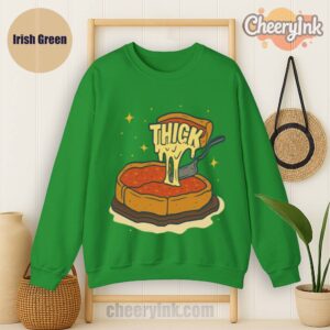 Sweatshirt Thick Deep Dish Pizza Irish
