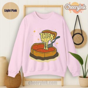 Sweatshirt Thick Deep Dish Pizza Light