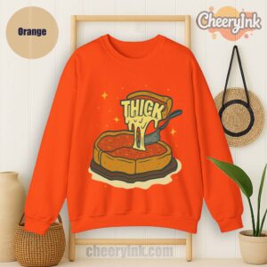 Sweatshirt Thick Deep Dish Pizza