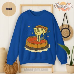 Sweatshirt Thick Deep Dish Pizza