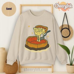Sweatshirt Thick Deep Dish Pizza