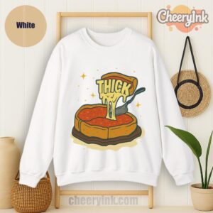 Sweatshirt Thick Deep Dish Pizza