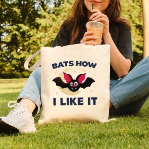 Tote Bats How I Like It 10 Natural Tote