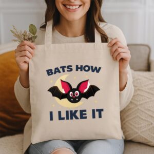 Tote Bats How I Like It 14 Natural Tote