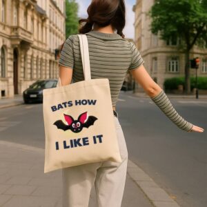 Tote Bats How I Like It 15 Natural Tote
