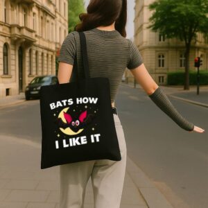 Tote Bats How I Like It 4 Black Tote