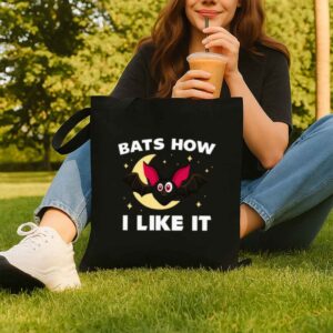 Tote Bats How I Like It 8 Black Tote