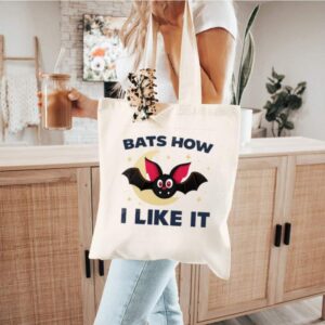 Tote Bats How I Like It 8 Natural Tote