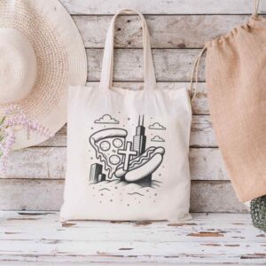 Tote Chicago Icons 1 Natural Tote
