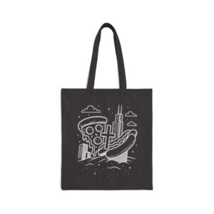 Tote Chicago Icons 16 Black Tote