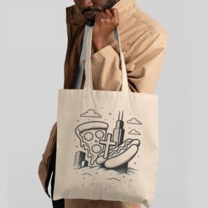Tote Chicago Icons 2 Natural Tote