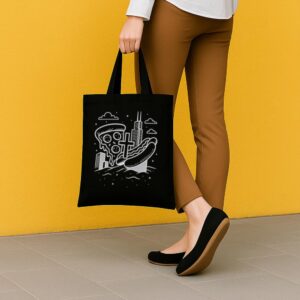 Tote Chicago Icons 5 Black Tote