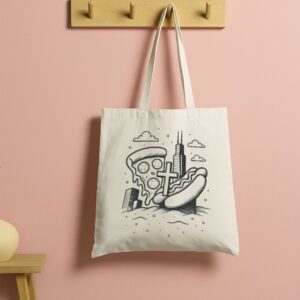 Tote Chicago Icons 5 Natural Tote