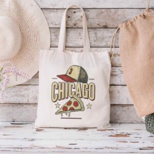 Tote Chicago Pizza Baseball 1 Natural