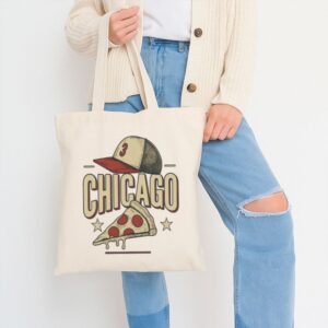 Tote Chicago Pizza Baseball 11 Natural