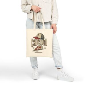 Tote Chicago Pizza Baseball 22 Natural