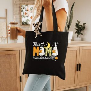 Tote Happy Halloween Mama Boo 10 Black
