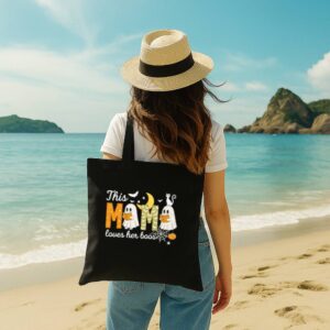 Tote Happy Halloween Mama Boo 11 Black