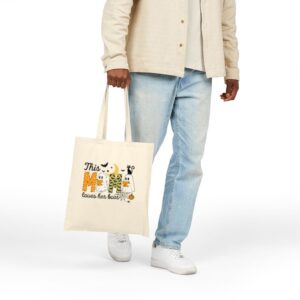 Tote Happy Halloween Mama Boo 20 Natural
