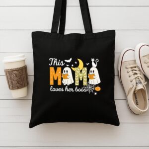 Tote Happy Halloween Mama Boo 9 Black