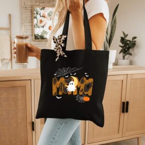 Tote Happy Halloween Mama Boo Favorite 10 Black