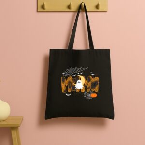 Tote Happy Halloween Mama Boo Favorite 13 Black