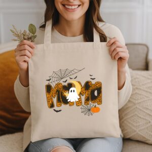 Tote Happy Halloween Mama Boo Favorite 14 Natural