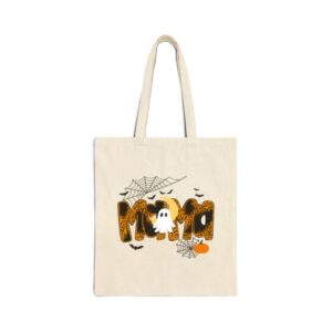 Tote Happy Halloween Mama Boo Favorite 18 Natural