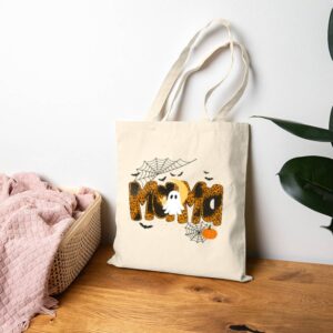 Tote Happy Halloween Mama Boo Favorite 19 Natural