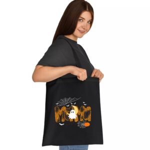 Tote Happy Halloween Mama Boo Favorite 2 Black
