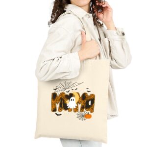 Tote Happy Halloween Mama Boo Favorite 21 Natural