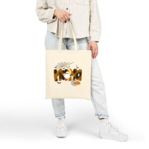 Tote Happy Halloween Mama Boo Favorite 22 Natural
