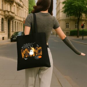 Tote Happy Halloween Mama Boo Favorite 4 Black