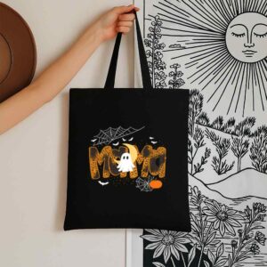 Tote Happy Halloween Mama Boo Favorite 6 Black