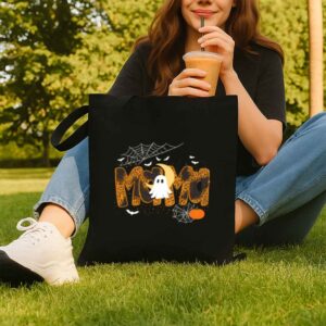 Tote Happy Halloween Mama Boo Favorite 8 Black