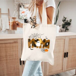 Tote Happy Halloween Mama Boo Favorite 8 Natural