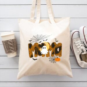 Tote Happy Halloween Mama Boo Favorite 9 Natural