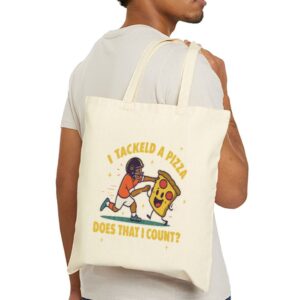 Tote I Tackled A Pizza 23 Natural
