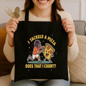 Tote I Tackled A Pizza 3 Black