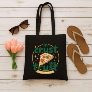 Tote In Crust We Trust 12 Black