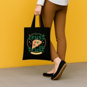 Tote In Crust We Trust 5 Black