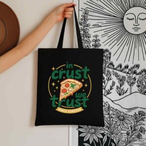Tote In Crust We Trust 6 Black