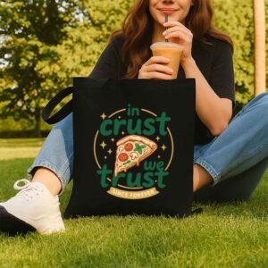 Tote In Crust We Trust 8 Black