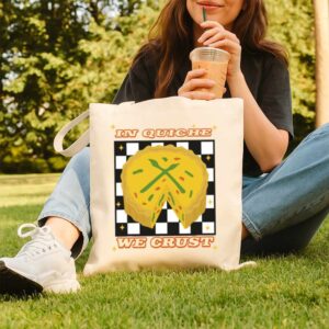 Tote In Quiche We Trust 10 Natural