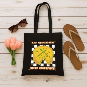 Tote In Quiche We Trust 12 Black