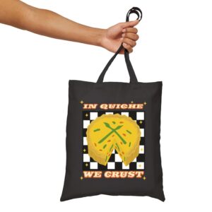 Tote In Quiche We Trust 15 Black