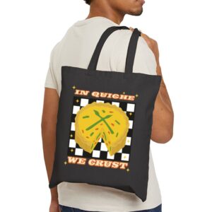 Tote In Quiche We Trust 21 Black