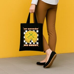 Tote In Quiche We Trust 5 Black